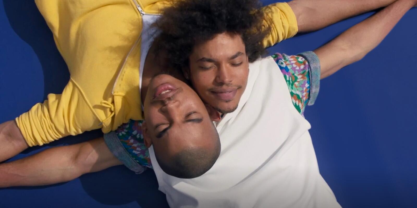 Cristian Emmanuel Dirocie & José Guillermo Dirocie from above with heads resting side by side