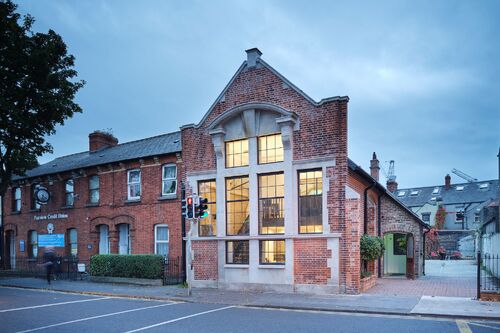 A view of the CoisCéim building on Fairview Strand from across the road