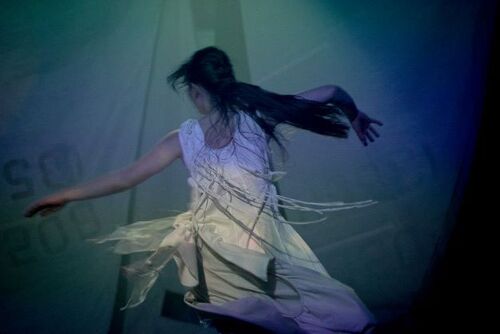 Rosie Stebbing spinning