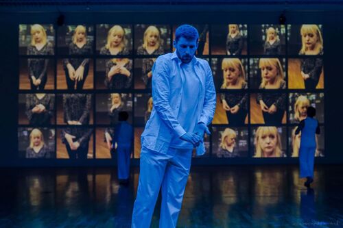 Jack Webb cast in blue in movement