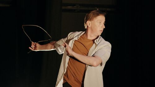 David Bolger on stage