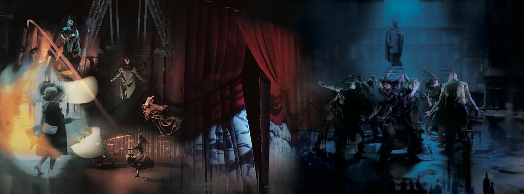 Palimpsest montage by Neil O'Driscoll with photos by Ros Kavanagh