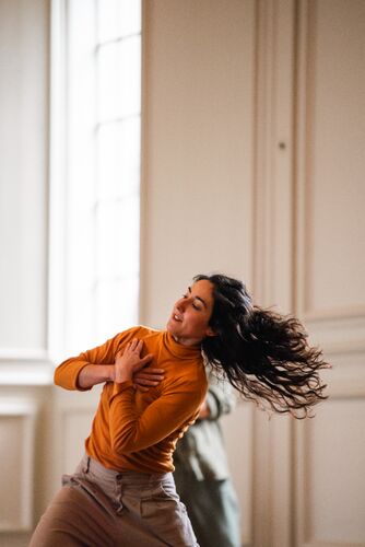 Dancers in a movement