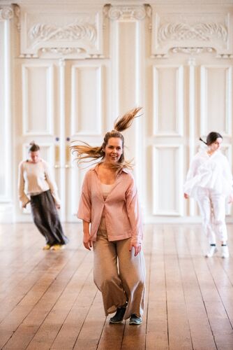 Dancers in a movement