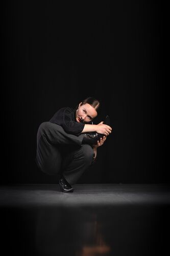 Dancer in a movement